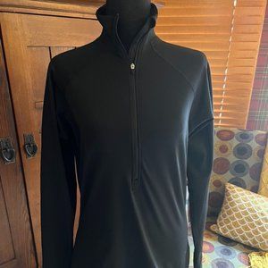 Nike Pro Dri-Fit Black Half Zip Pullover Size Large